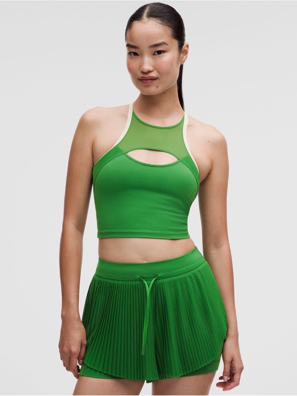 Lululemon Ace Advantage Mesh-Panel Tennis Tank in Chameleon L NWT